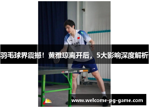 羽毛球界震撼！黄雅琼离开后，5大影响深度解析